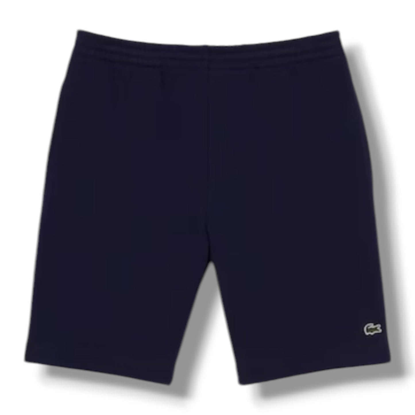 LACOSTE LARGE LOGO T-SHIRT & JERSEY SHORTS SET WHITE & NAVY BLUE