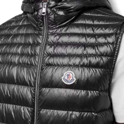 MONCLER ORANT HOODED GILET BLACK