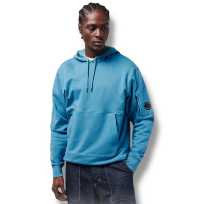 CP COMPANY LENS ARM OTTH HOODIE ARGEAN BLUE