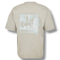 CP COMPANY METROPOLIS BACK STENCIL LOGO T-SHIRT GREY