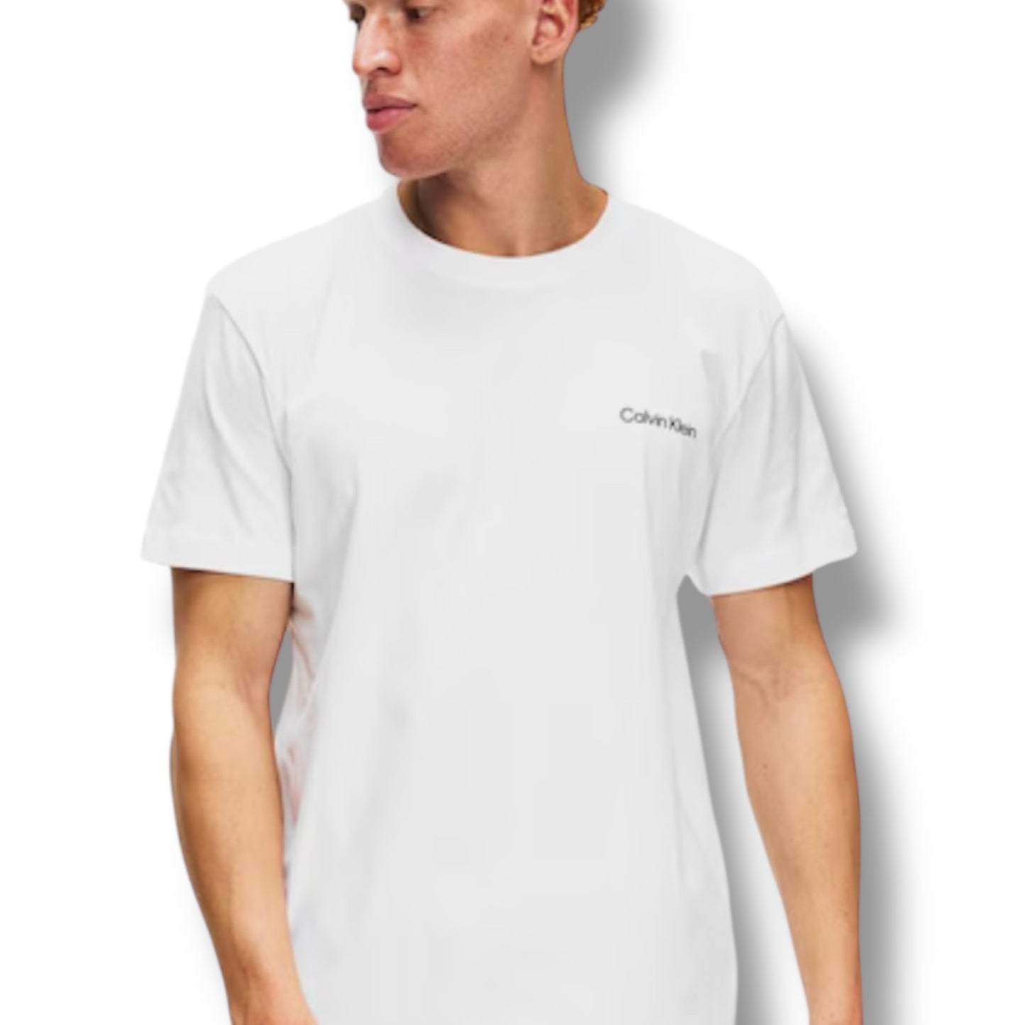 CALVIN KLEIN T-SHIRT & SWIM SHORTS SET WHITE & GREEN