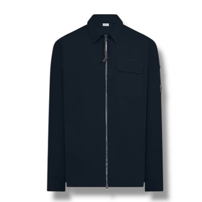 CP COMPANY LENS OVERSHIRT NAVY BLUE
