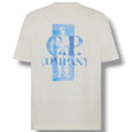 CP COMPANY BACK SAILOR LOGO T-SHIRT WHITE
