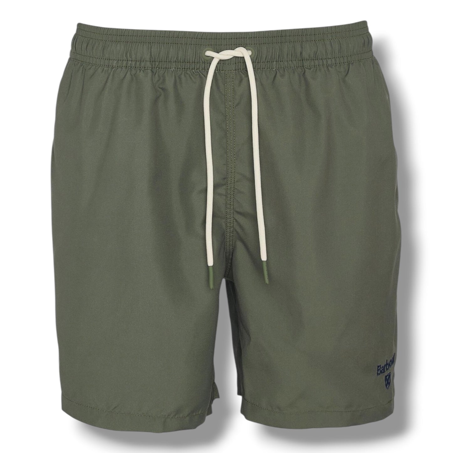 BARBOUR MAP T-SHIRT & SWIM SHORTS BEIGE & OLIVE GREEN