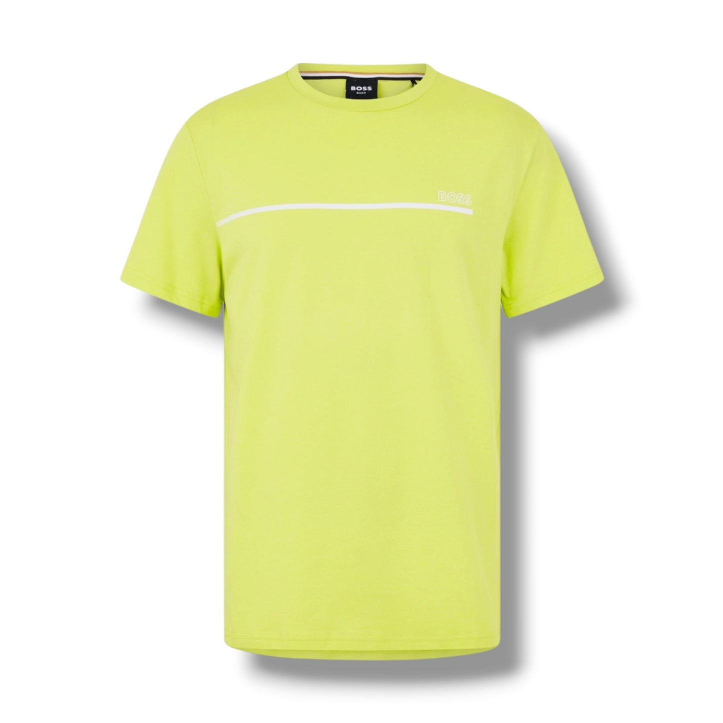 HUGO BOSS STORM T-SHIRT & SWIM SET LIME GREEN & NAVY BLUE