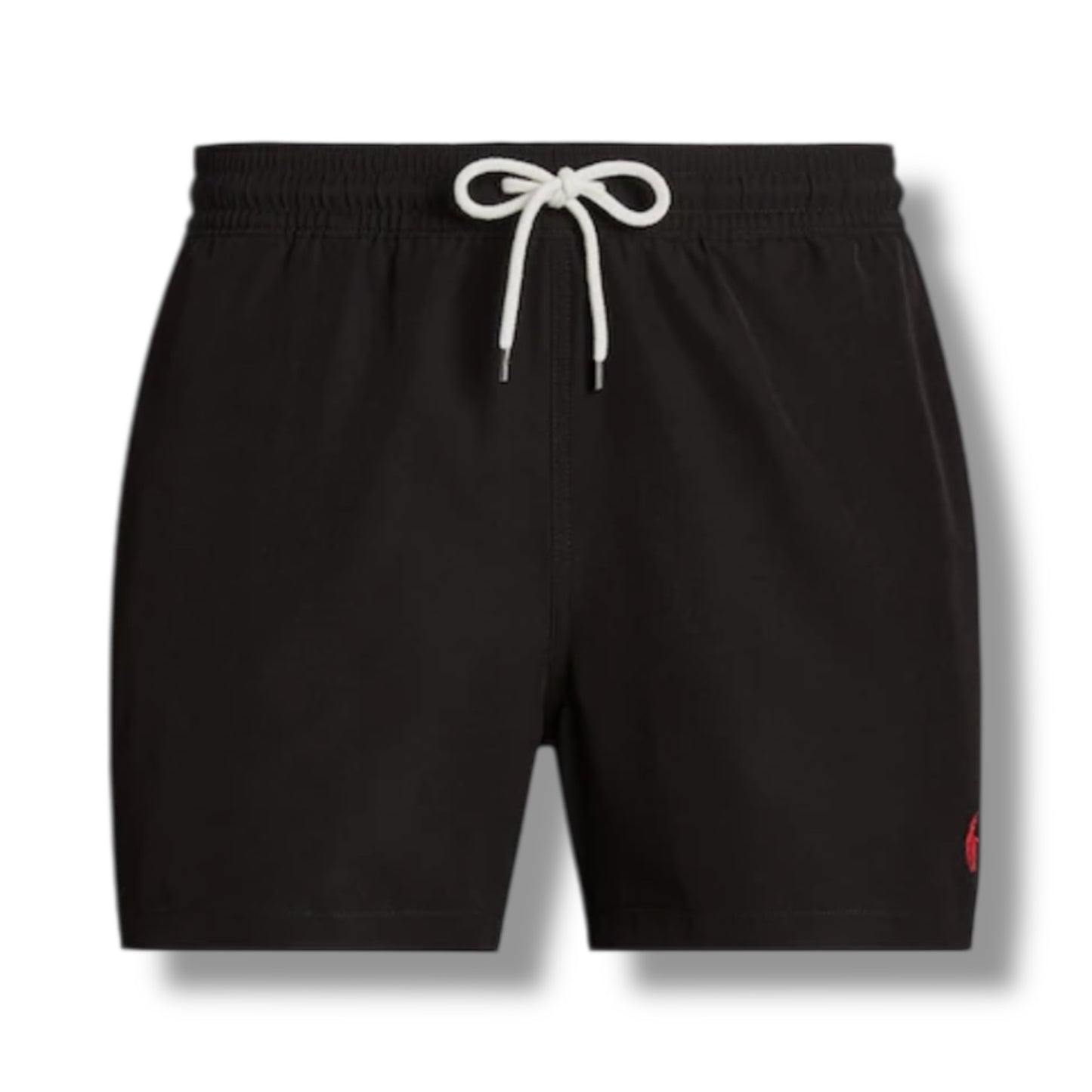 RALPH LAUREN POLO BIG LOGO T-SHIRT & SWIM SHORTS SET WHITE & BLACK