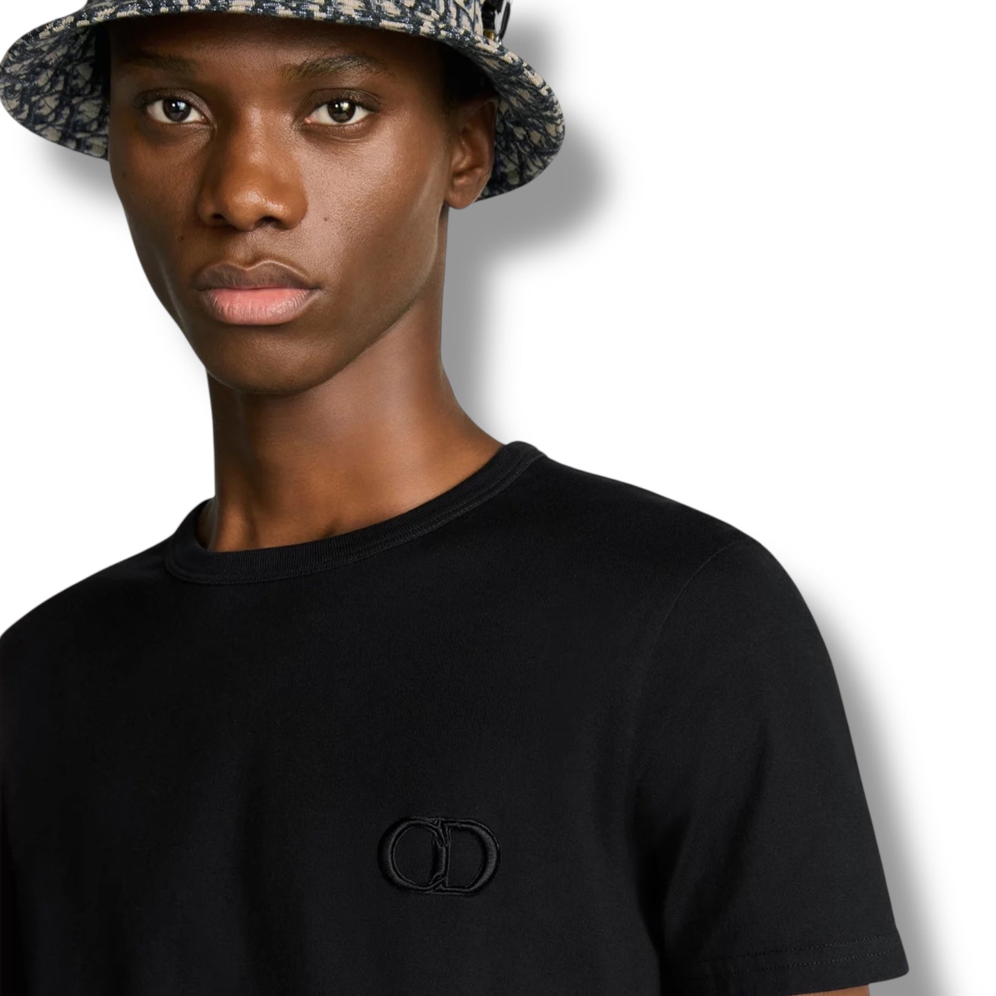 DIOR CD ICON LOGO T-SHIRT BLACK