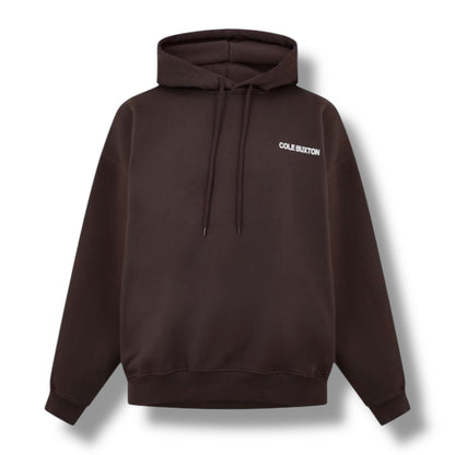 COLE BUXTON LOGO OTTH HOODIE BROWN