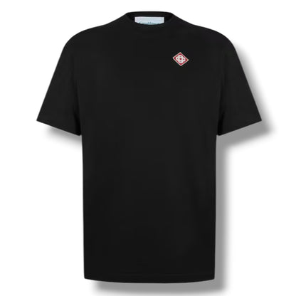 CASABLANCA DIAMOND T-SHIRT & SWIM SHORTS SET BLACK