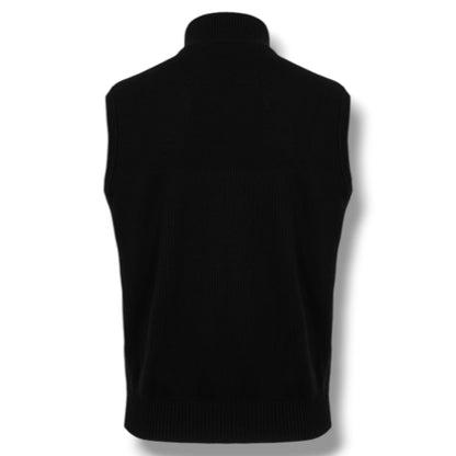 CANADA GOOSE HYBRIDGE KNITTED GILET BLACK