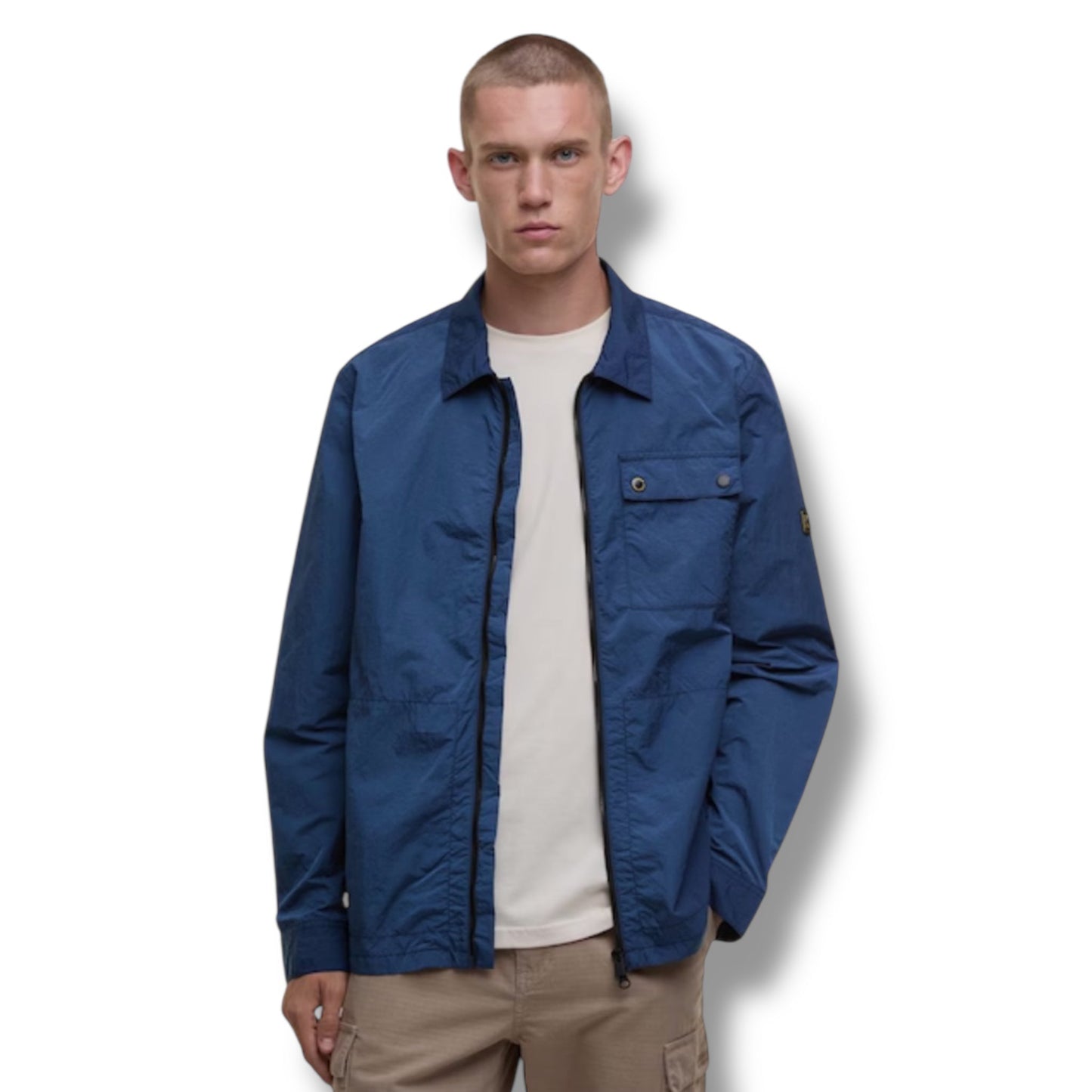 BARBOUR INTERNATIONAL OVERSHIRT BLUE