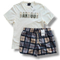 BARBOUR T-SHIRT & SWIM SHORTS SET BEIGE *SALE*