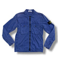 STONE ISLAND ZIP UP OVERSHIRT BLUETTE