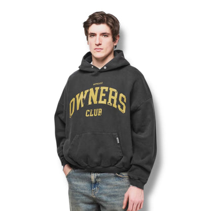 REPRESENT OWNERS BOLD OTTH HOODIE WASHED BLACK