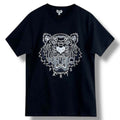 KENZO ICON TIGER T-SHIRT BLACK / GREY / BLUE