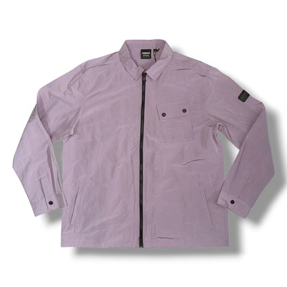 BARBOUR INTERNATIONAL NYLON METAL STYLE OVERSHIRT PURPLE