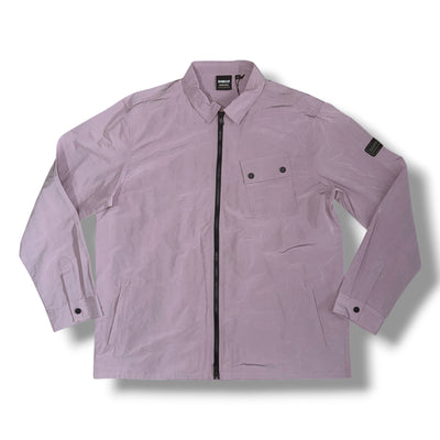 BARBOUR INTERNATIONAL NYLON METAL STYLE OVERSHIRT PURPLE