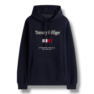 TOMMY HILFIGER FLAG OTTH HOODIE NAVY BLUE