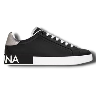 DOLCE & GABBANA PORTOFINO LOW TRAINERS BLACK