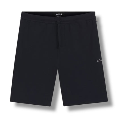 HUGO BOSS WAFFLE JERSEY T-SHIRT & SHORTS SET NAVY BLUE