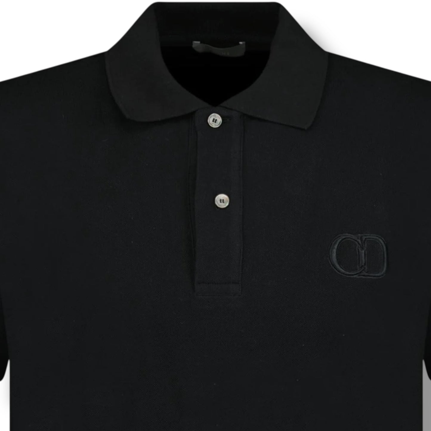 DIOR CD ICON POLO SHIRT BLACK
