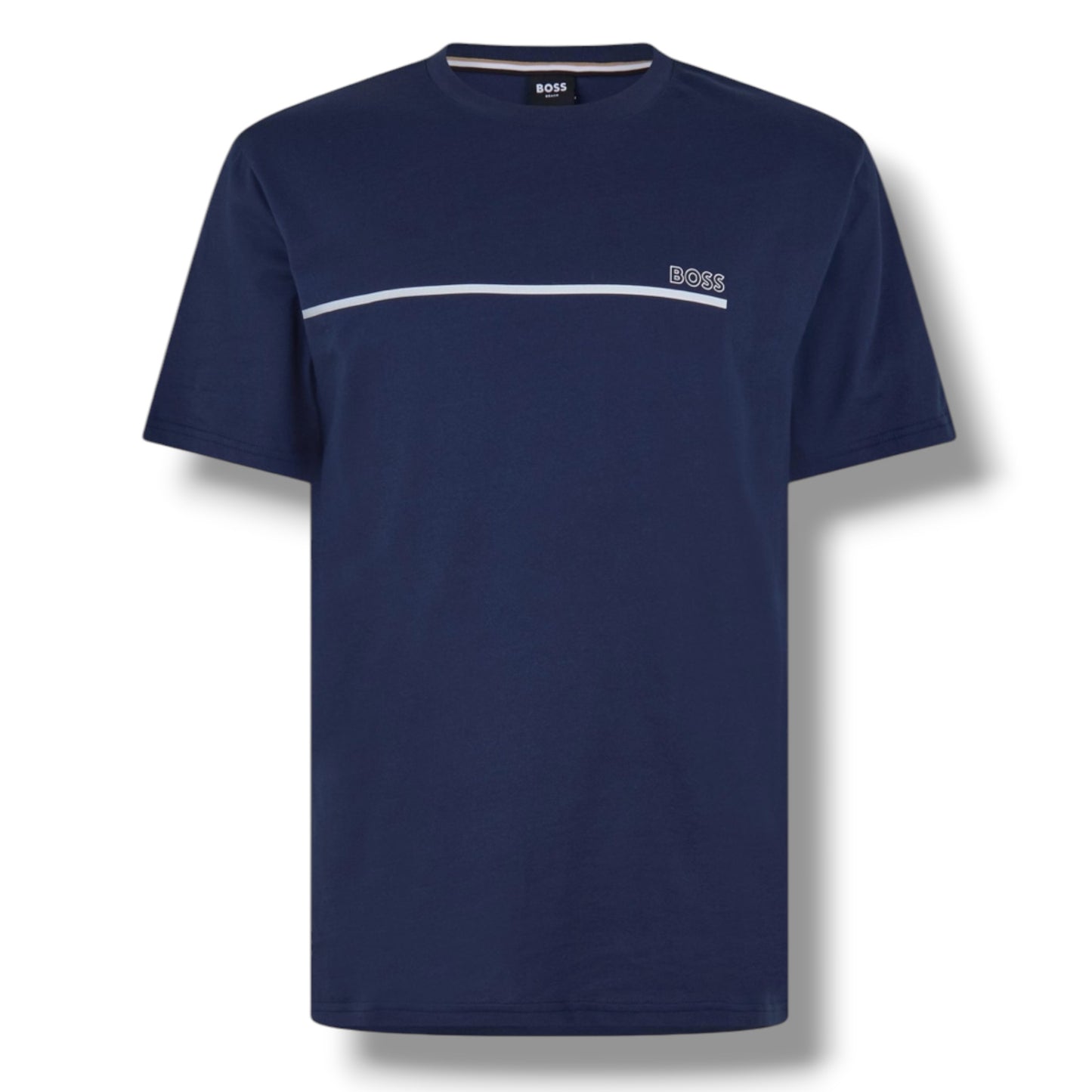 HUGO BOSS STORM T-SHIRT & SWIM SHORTS SET NAVY BLUE