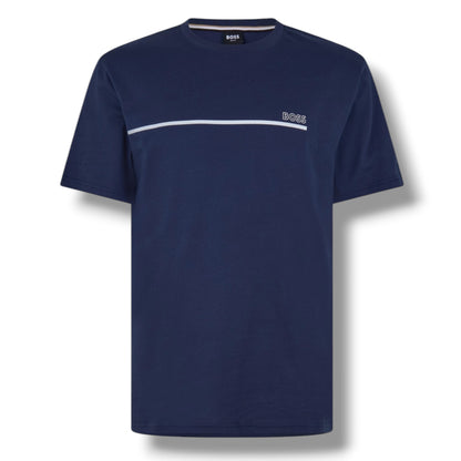HUGO BOSS STORM T-SHIRT & SWIM SHORTS SET NAVY BLUE