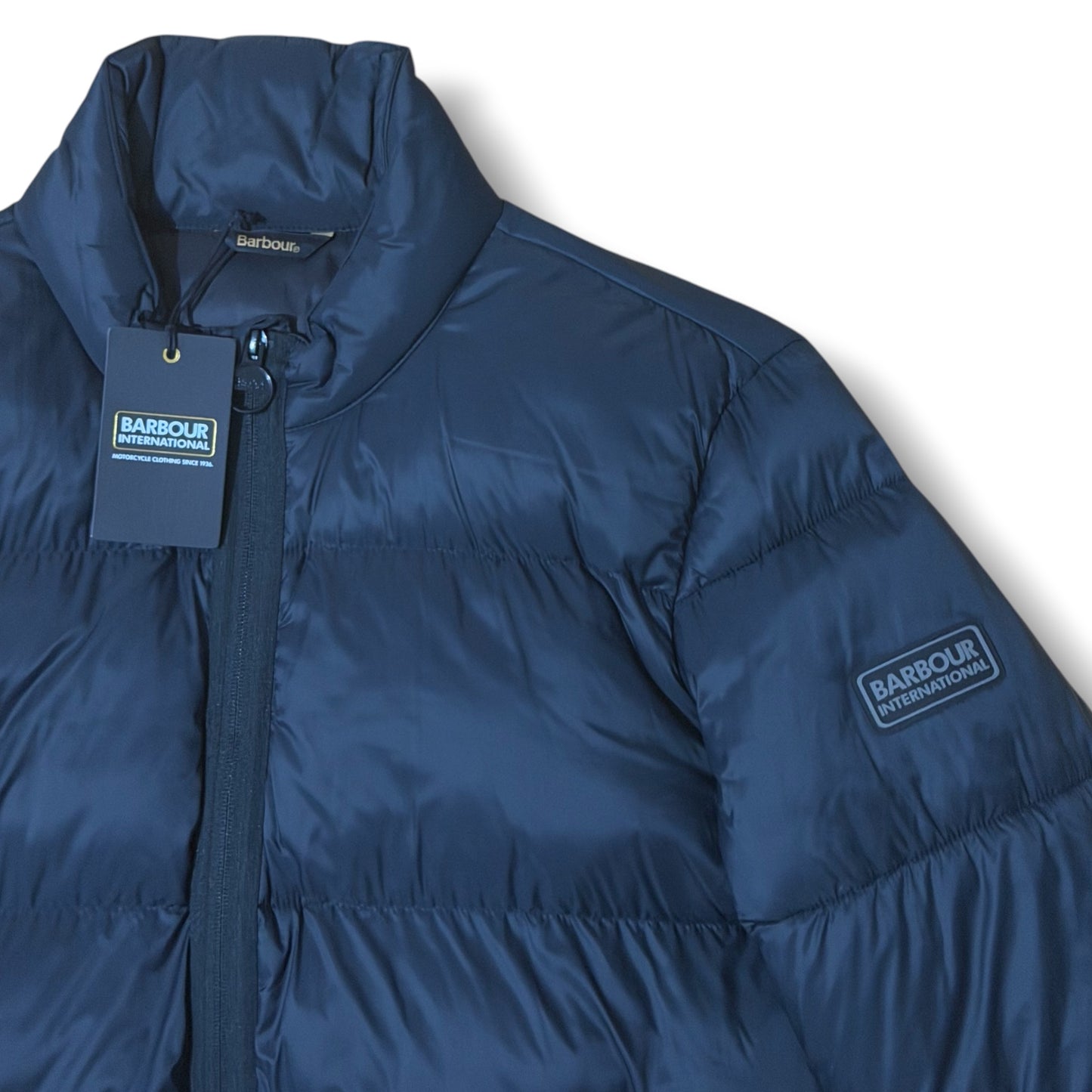 BARBOUR INTERNATIONAL PUFFER JACKET BLACK