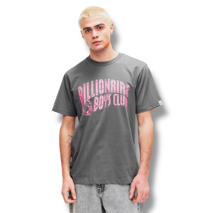 BILLIONAIRE BOYS CLUB ARCH T-SHIRT GREY PINK