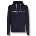 TOMMY HILFIGER LOGO OTTH HOODIE NAVY BLUE