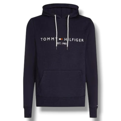 TOMMY HILFIGER LOGO OTTH HOODIE NAVY BLUE