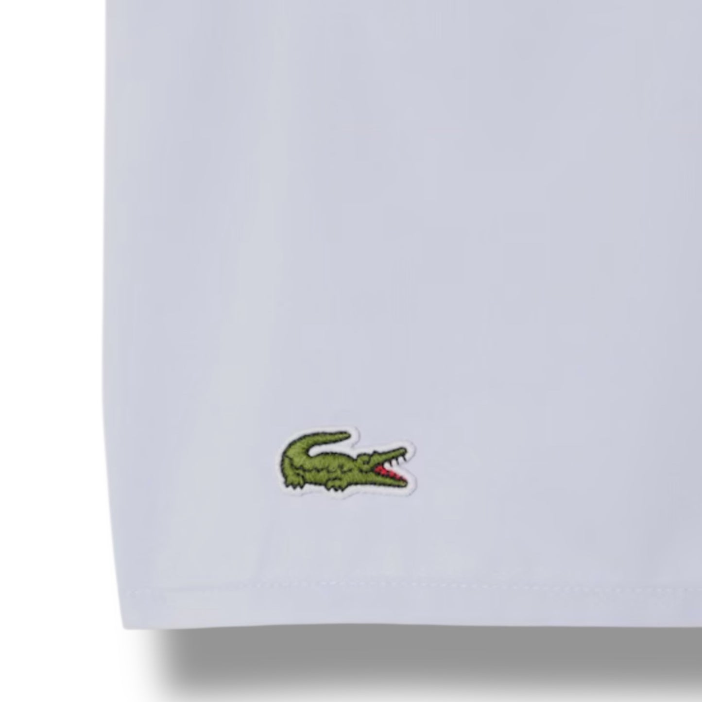 LACOSTE LARGE LOGO T-SHIRT & SWIM SHORTS SET NAVY & LIGHT BLUE