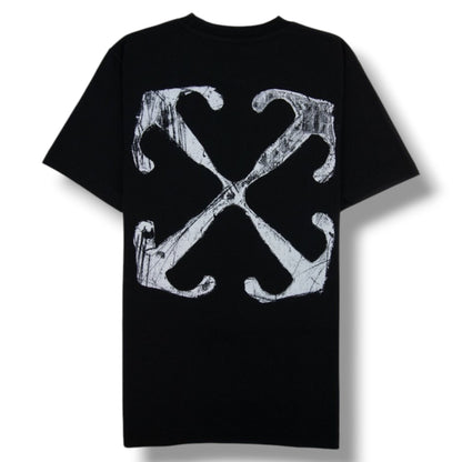 OFF WHITE SCRATCH SKATE ARROWS T-SHIRT BLACK
