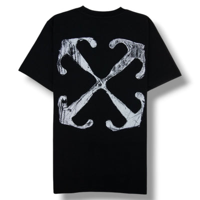 OFF WHITE SCRATCH SKATE ARROWS T-SHIRT BLACK