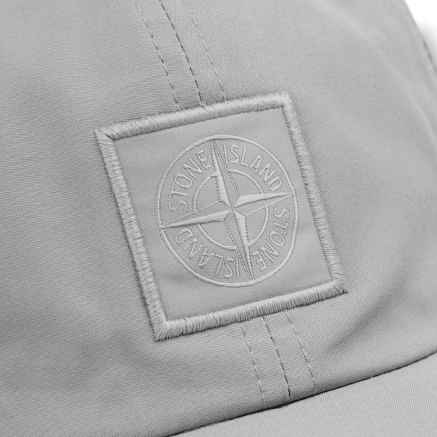 STONE ISLAND GHOST PATCH BASEBALL CAP GREY