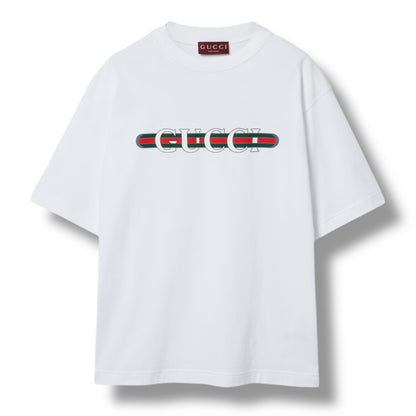 GUCCI INTERWEAVE T-SHIRT WHITE