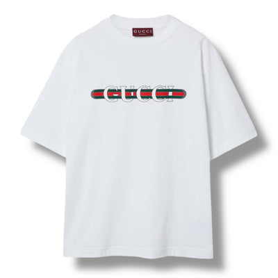 GUCCI INTERWEAVE T-SHIRT WHITE