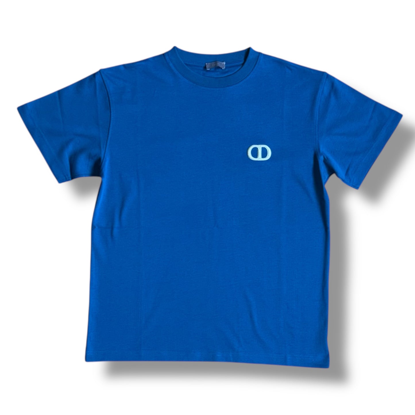 DIOR CD ICON LOGO T-SHIRT PETROL BLUE