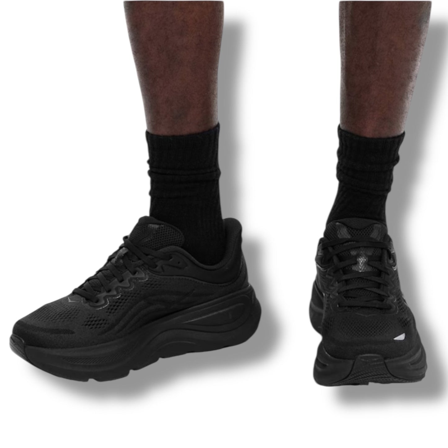 HOKA BONDI RUNNING TRAINERS BLACK