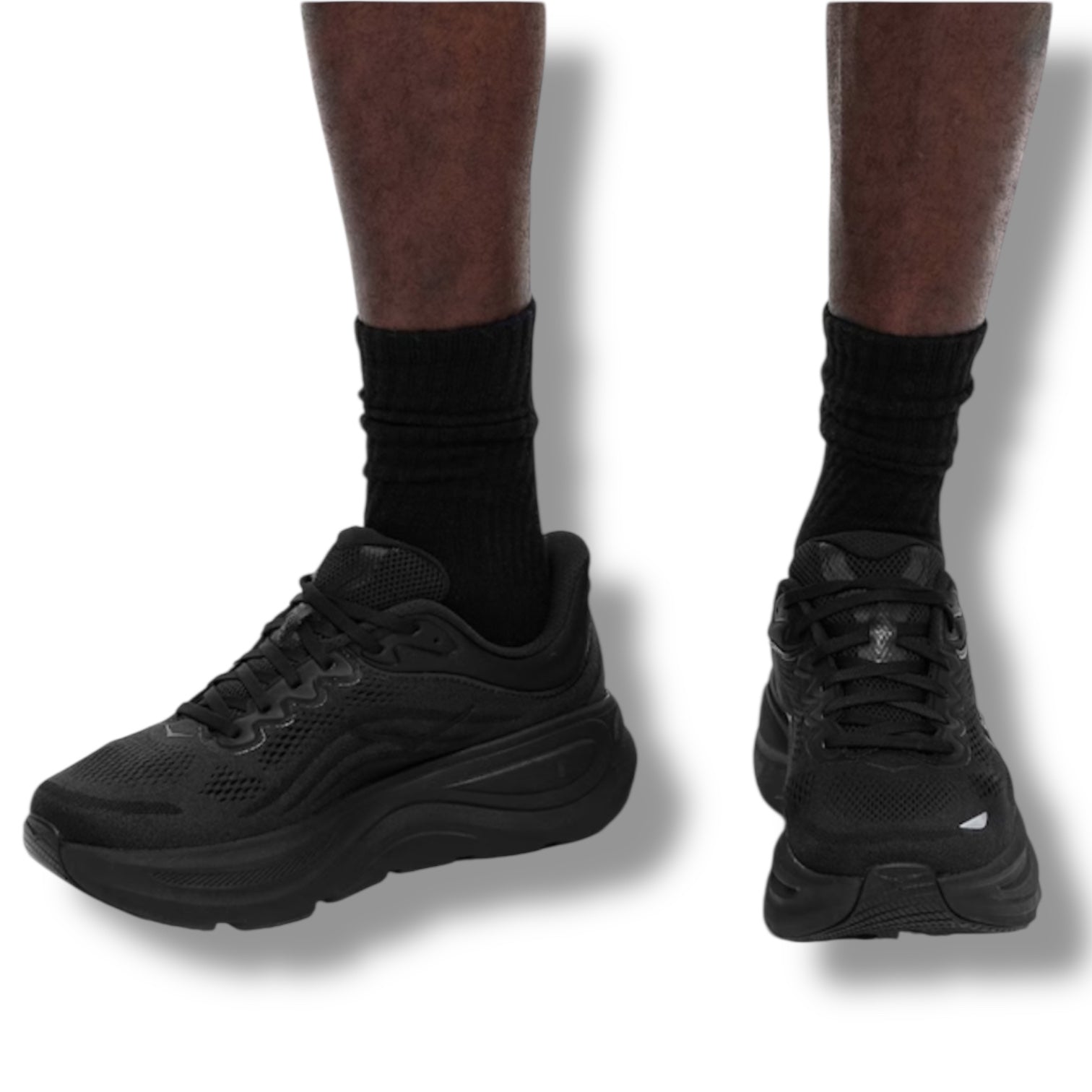 HOKA BONDI RUNNING TRAINERS BLACK