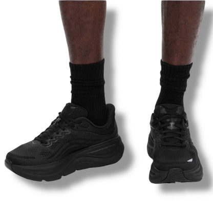 HOKA BONDI RUNNING TRAINERS BLACK