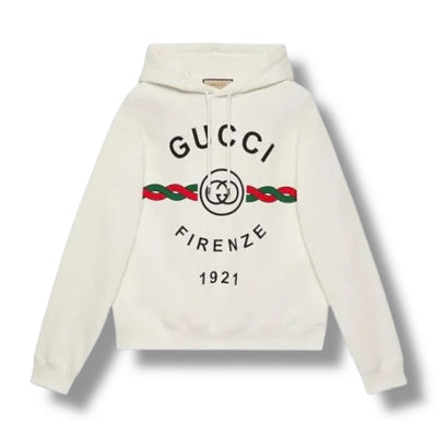 GUCCI FIRENZE 1921 ROPE OTTH HOODIE BEIGE