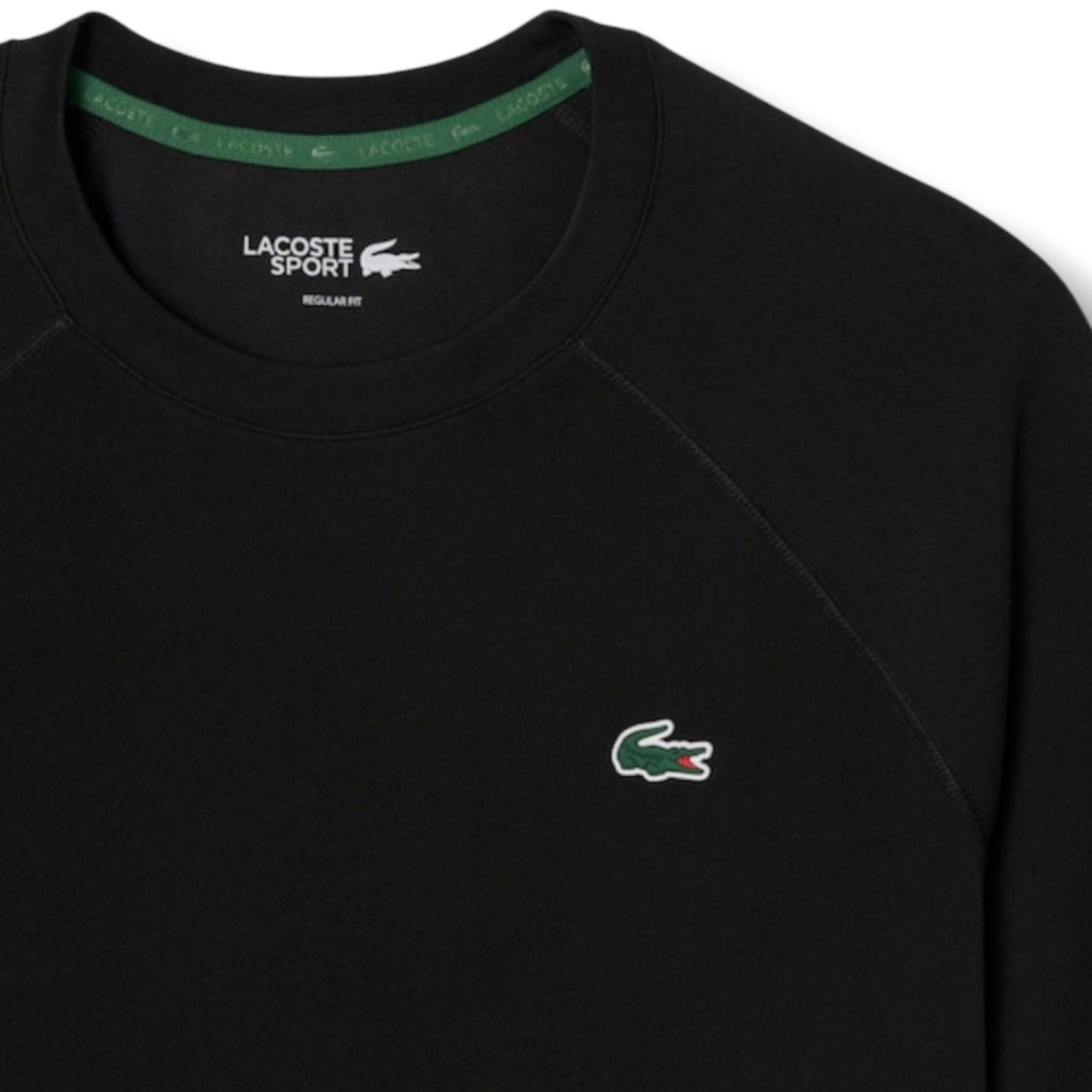 LACOSTE TECH GYM SET T-SHIRT & SHORTS BLACK