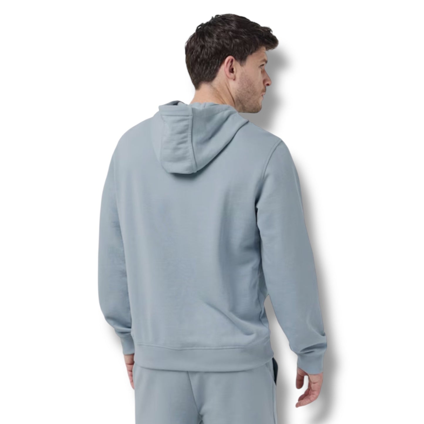 HUGO BOSS HUGO RED PATCH HOODIE & JERSEY SHORTS SET SKY BLUE