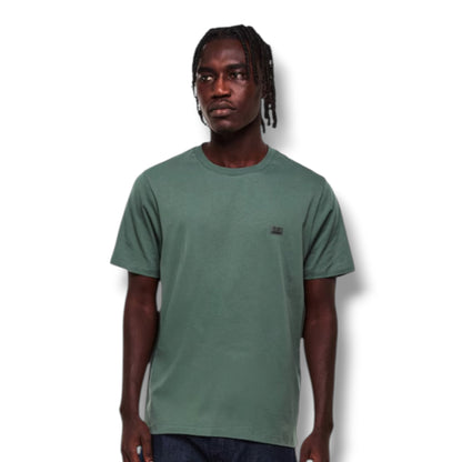 CP COMPANY SMALL LOGO T-SHIRT LAUREL GREEN