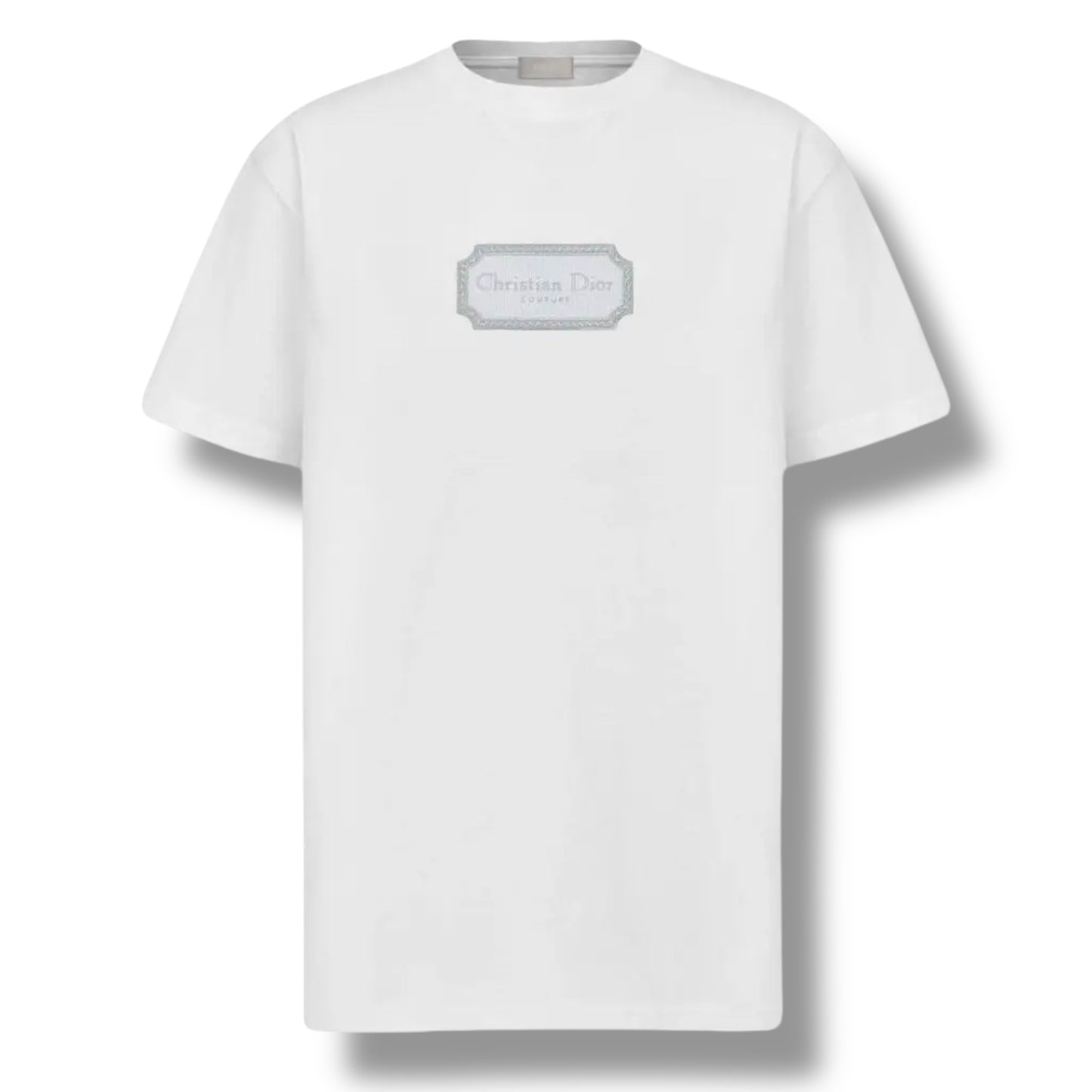 DIOR PLAQUE LOGO T-SHIRT WHITE