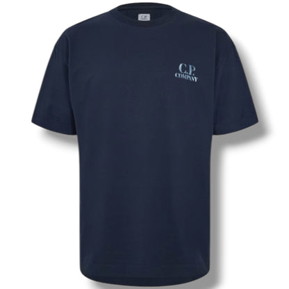 CP COMPANY BACK SAILOR LOGO T-SHIRT NAVY BLUE