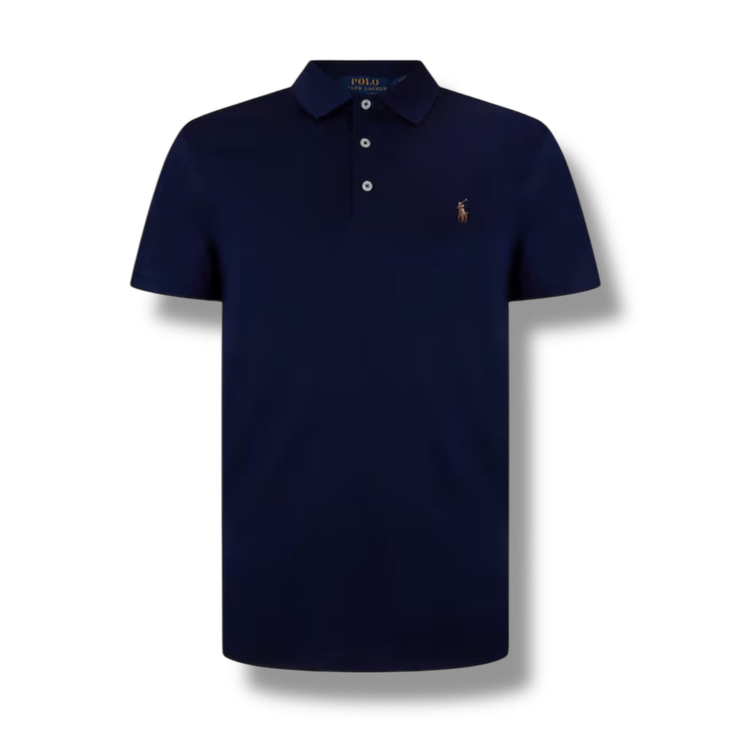 RALPH LAUREN SLIM FIT POLO SHIRT NAVY BLUE