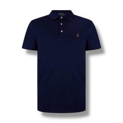 RALPH LAUREN SLIM FIT POLO SHIRT NAVY BLUE