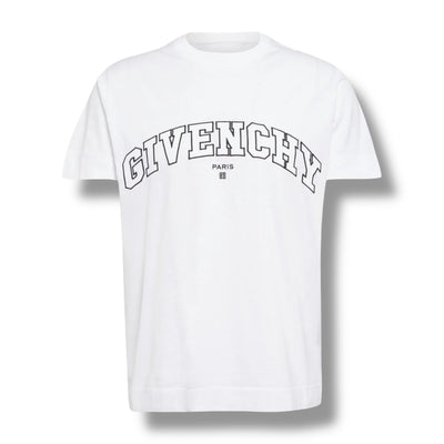 GIVENCHY COLLEGE LOGO T-SHIRT WHITE